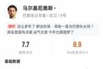 马尔基尼奥斯本场比赛数据：4次争顶成功全场最多&9解围，评分7.7